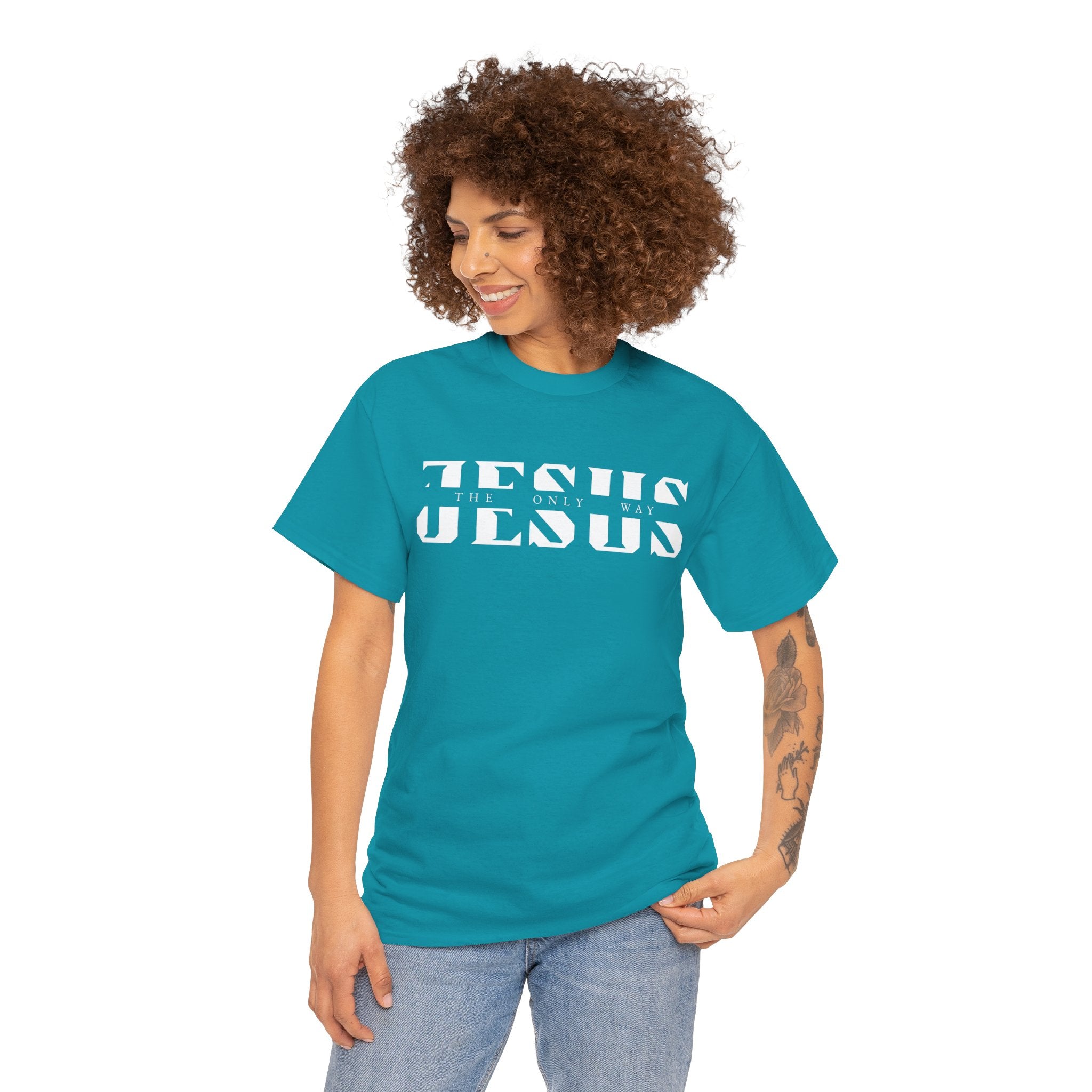 Faith-Inspired Unisex Tee - 'Jesus: The Only Way'
