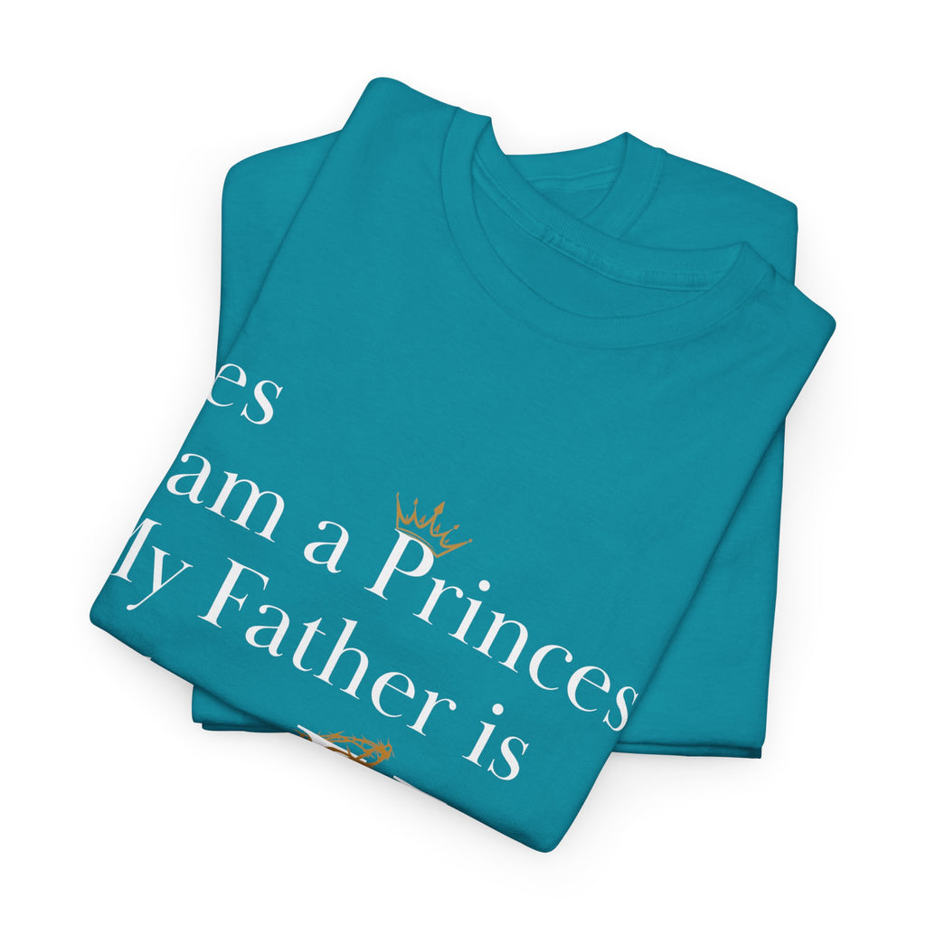 Christian Princess Tee - Inspirational Faith T-Shirt, Gift for Women, Casual Wear, Church Events, Everyday Comfort