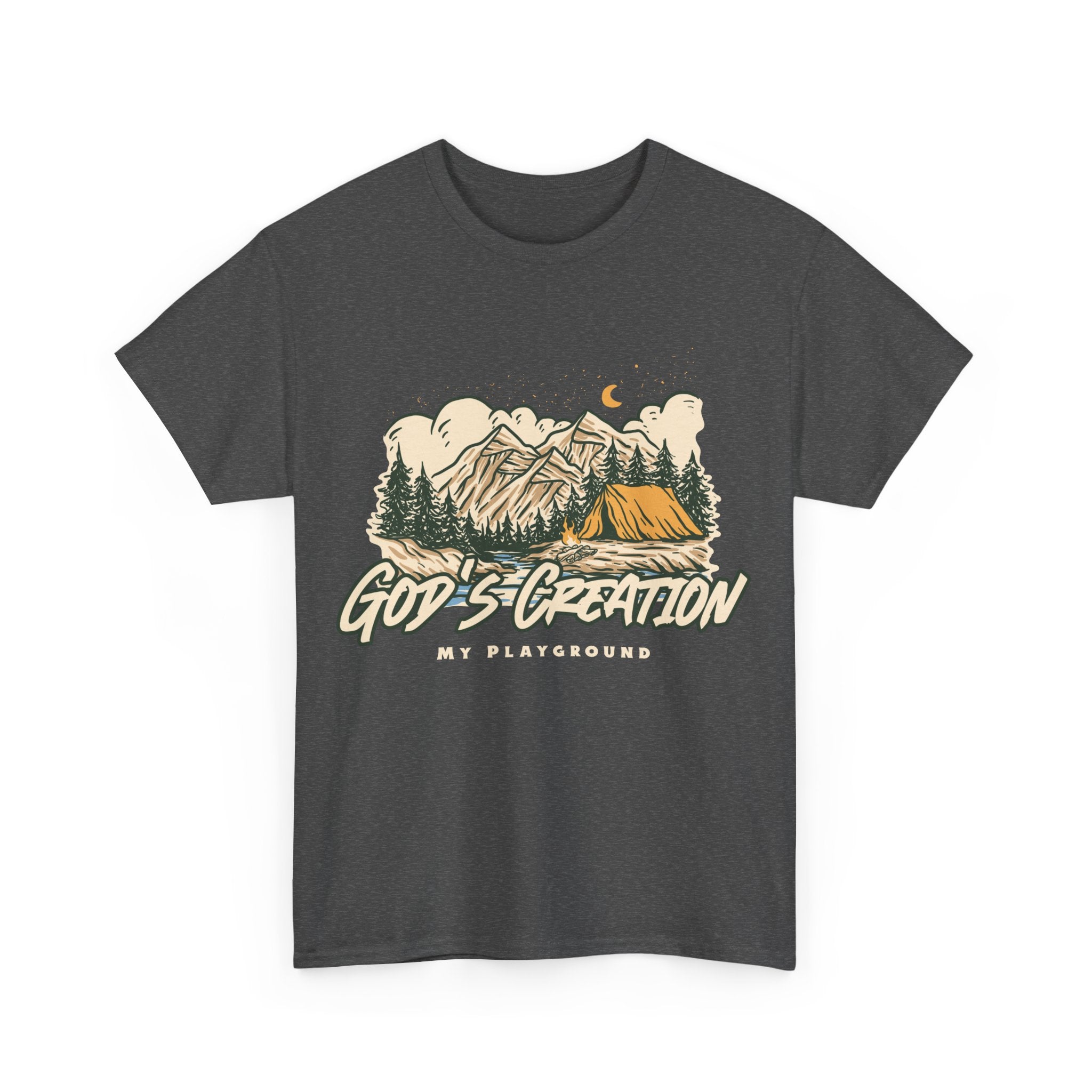 Nature-Inspired Unisex Heavy Cotton Tee, God’s Creation My Playground Shirt, Outdoor Enthusiast Apparel, Gift for Adventurers, Camping [...]