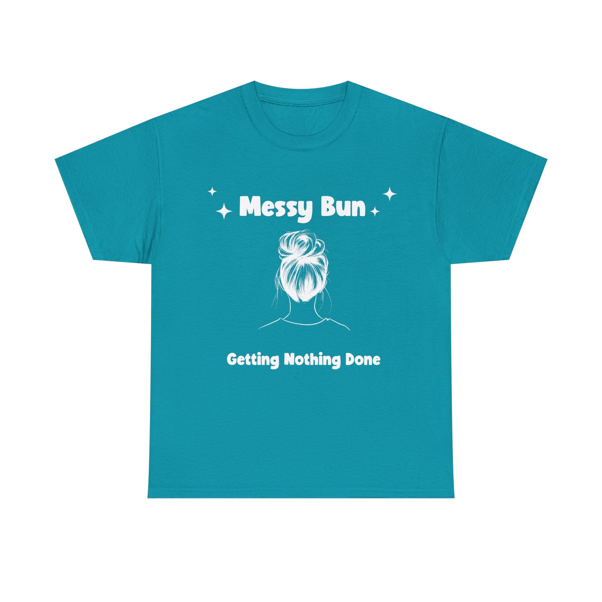 Messy Bun Getting Nothing Done Unisex Heavy Cotton Tee - Casual Everyday Tee for Home, Gift for Friends, Relaxed Fit for Women, Funny Quote Shirt, Ideal [...]
