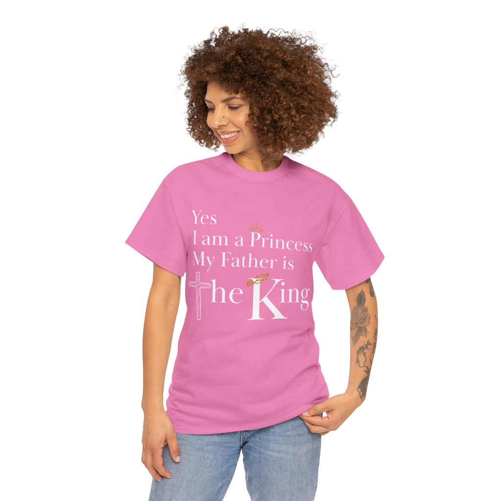 Christian Princess Tee - Inspirational Faith T-Shirt, Gift for Women, Casual Wear, Church Events, Everyday Comfort