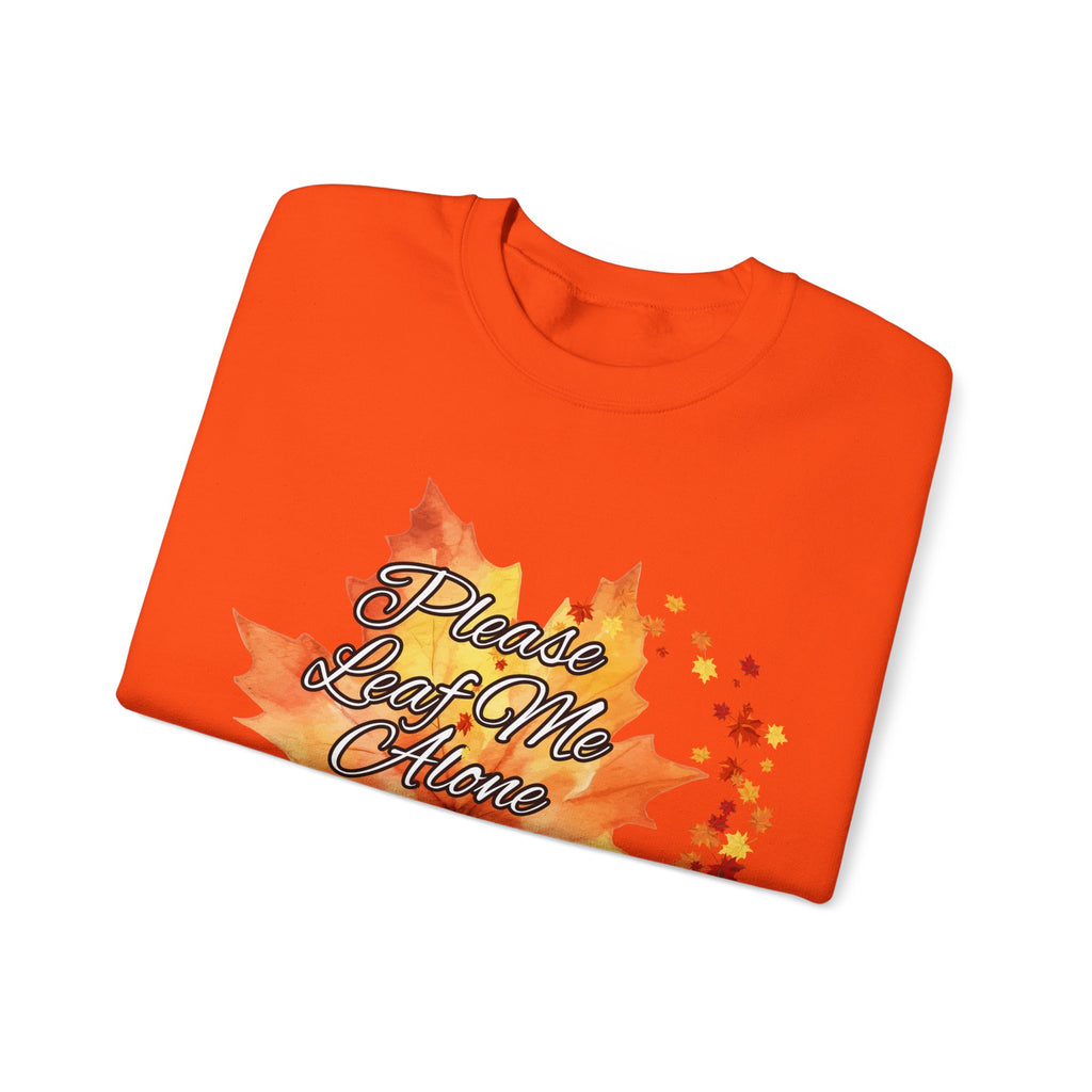 Fall Vibes Sweatshirt, Please Leave Me Alone Crewneck, Autumn Fashion, Cozy Fall Apparel, Gift for Introverts