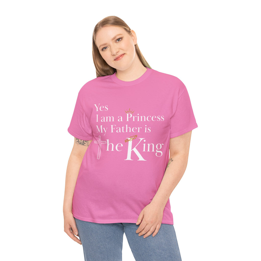Christian Princess Tee - Inspirational Faith T-Shirt, Gift for Women, Casual Wear, Church Events, Everyday Comfort