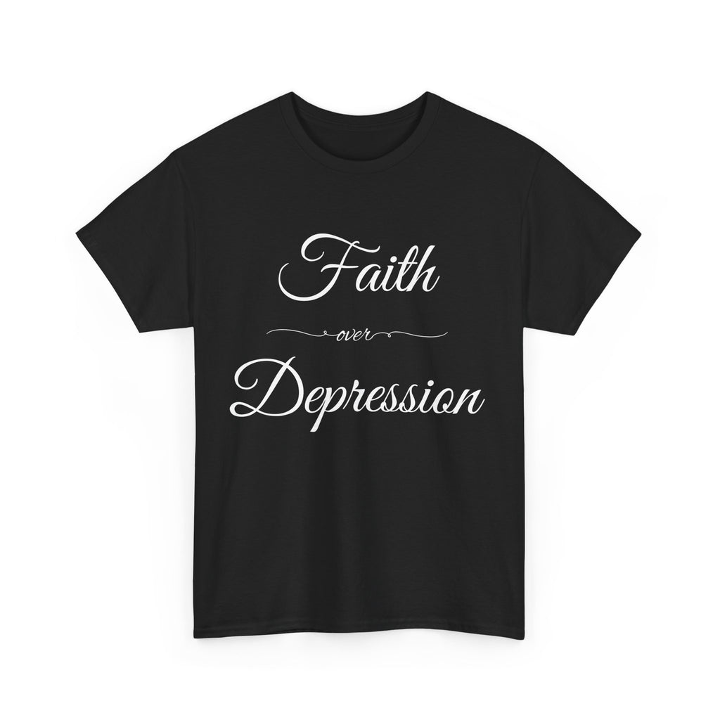 Faith Over Depression Unisex Heavy Cotton Tee | Inspirational Shirt, Mental Health Awareness Gift, Casual T-shirt, Everyday Wear, [...]