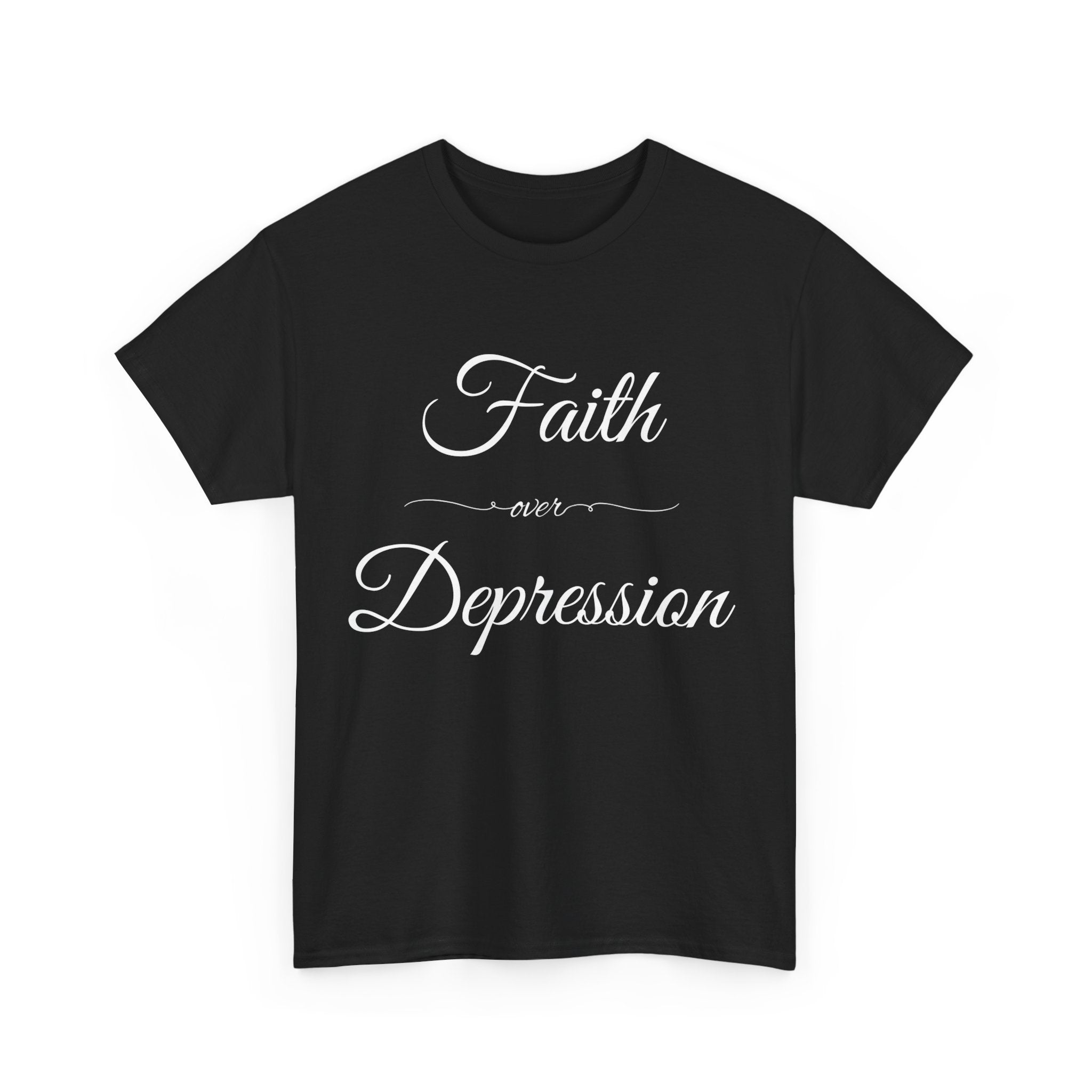 Faith Over Depression Unisex Heavy Cotton Tee | Inspirational Shirt, Mental Health Awareness Gift, Casual T-shirt, Everyday Wear, [...]