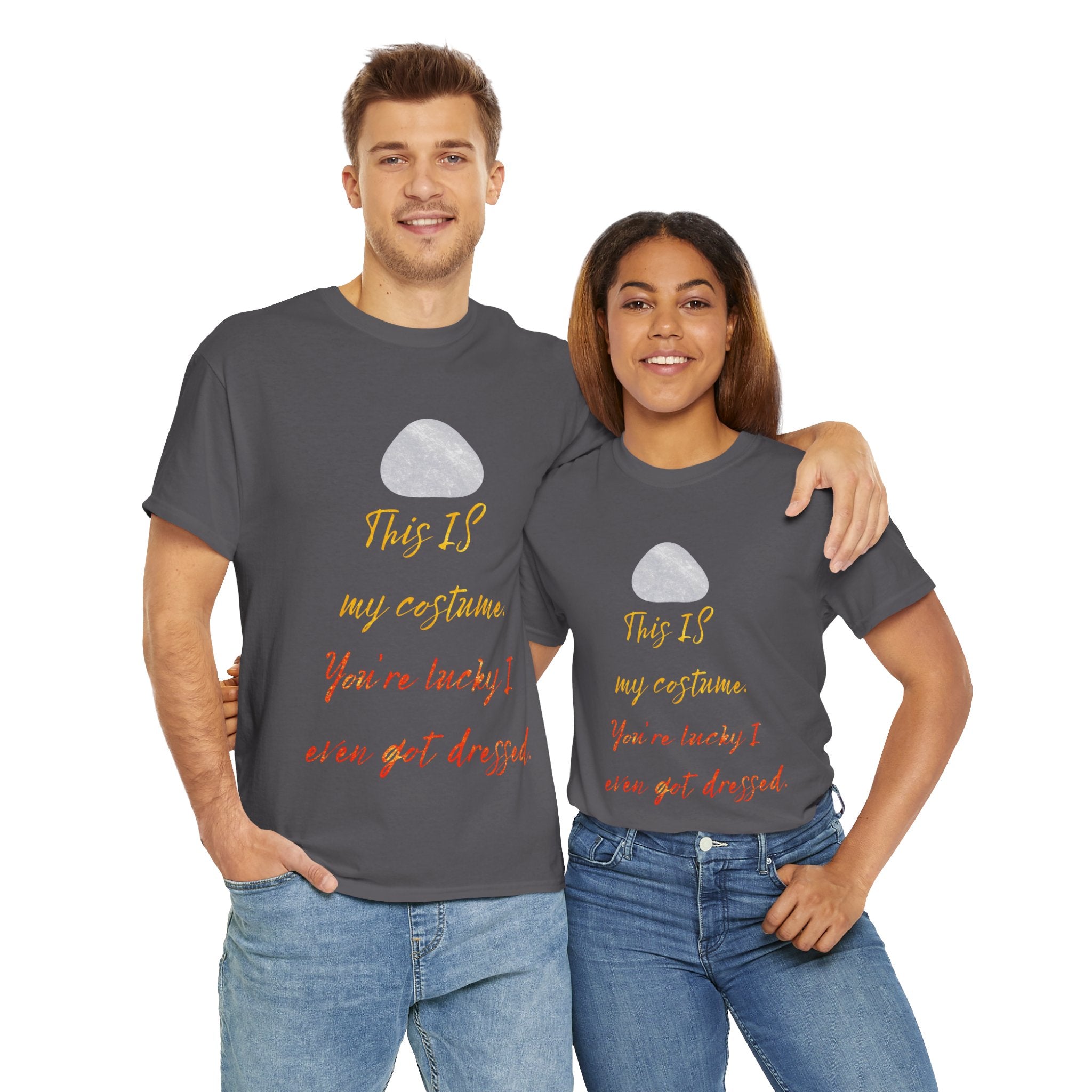 Funny Halloween T-Shirt, Costume Tee, Unisex Heavy Cotton Tee for Parties, Halloween Humor, Themed Events, Casual Wear