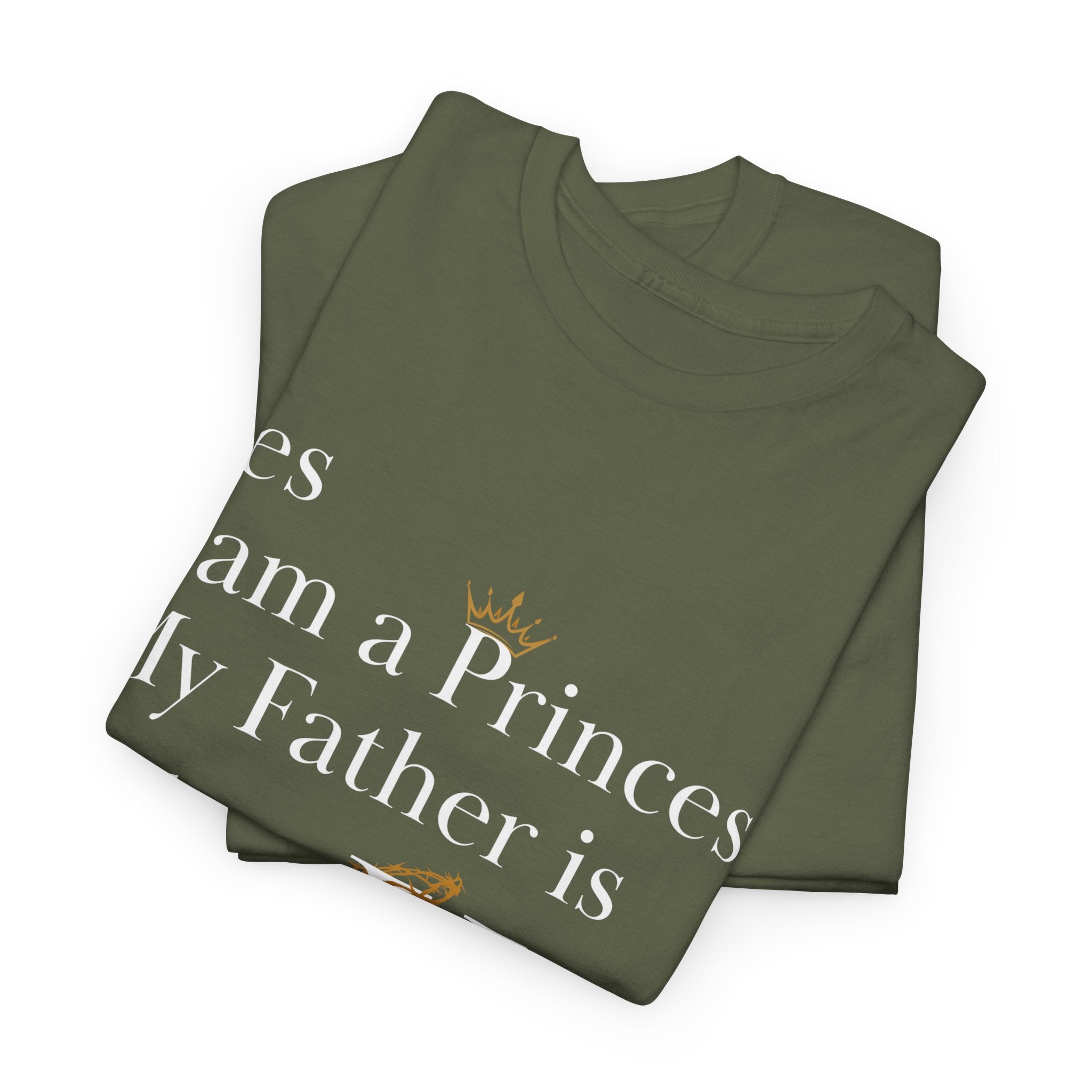 Christian Princess Tee - Inspirational Faith T-Shirt, Gift for Women, Casual Wear, Church Events, Everyday Comfort