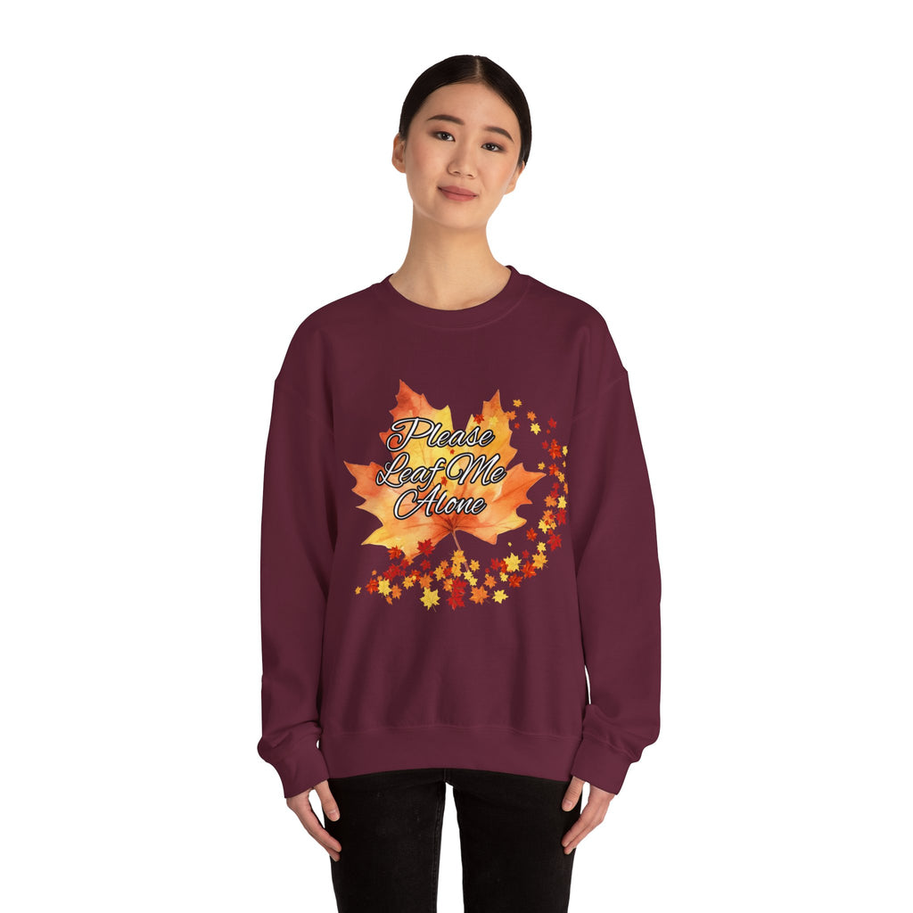 Fall Vibes Sweatshirt, Please Leave Me Alone Crewneck, Autumn Fashion, Cozy Fall Apparel, Gift for Introverts