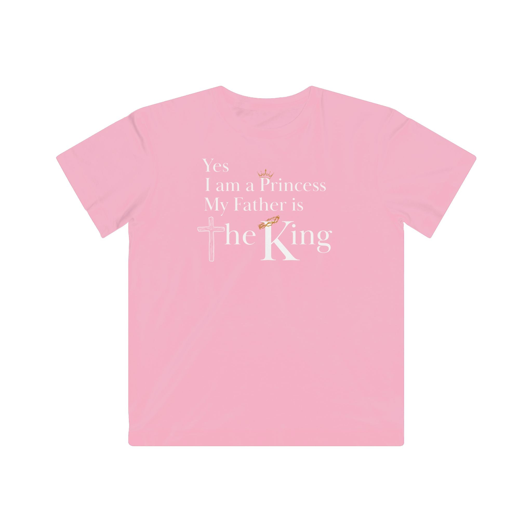 Yes, I am a Princess, My Father is a King Kid's Christian Shirt
