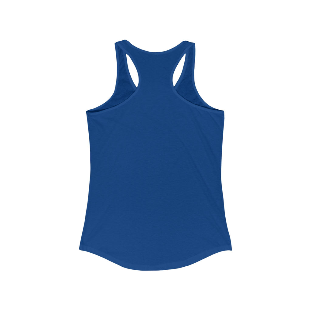 Beach Vibes Racerback Tank Top, Summer Workout Tee, Casual Beachwear, Vacation Clothing, Women's Fitness Shirt