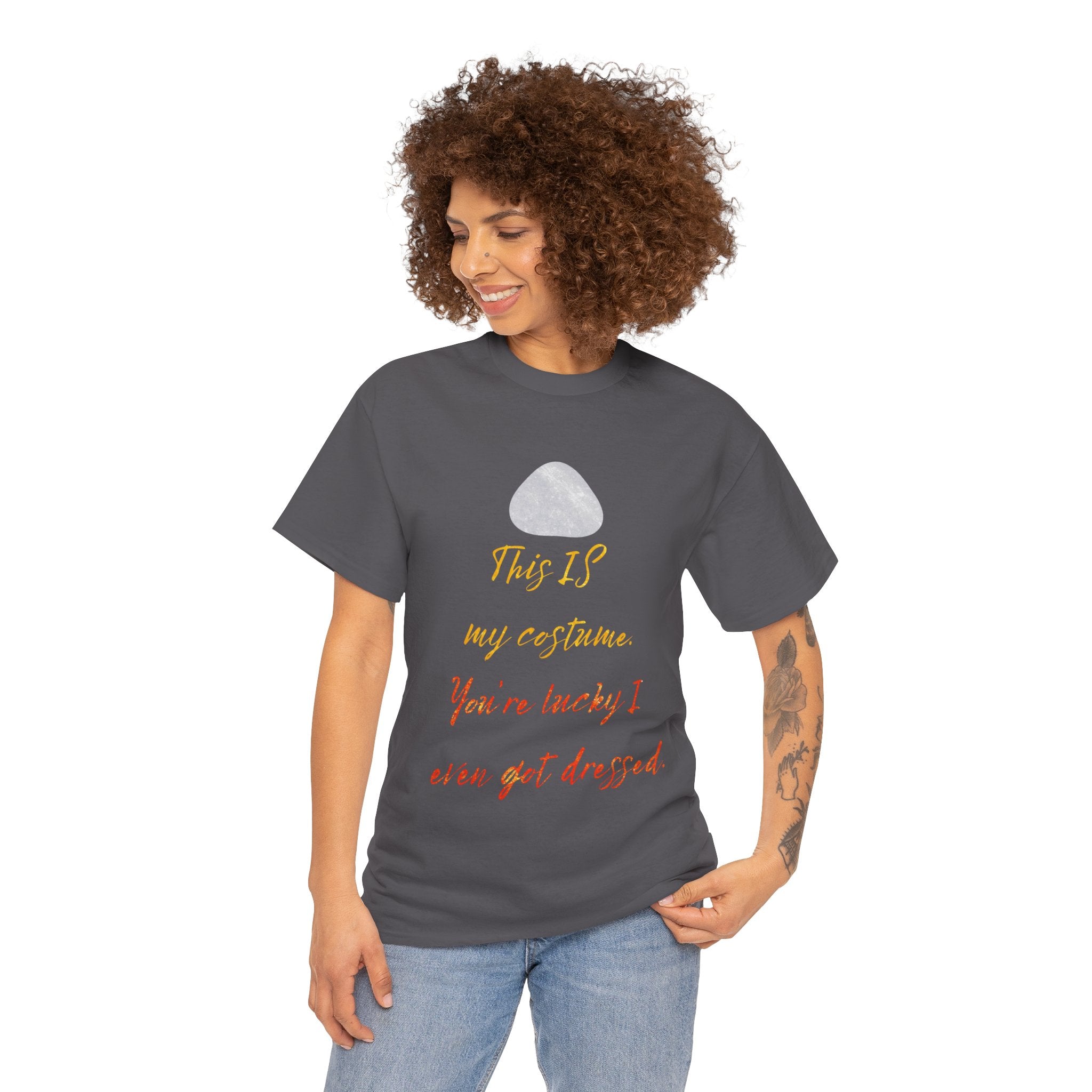 Funny Halloween T-Shirt, Costume Tee, Unisex Heavy Cotton Tee for Parties, Halloween Humor, Themed Events, Casual Wear