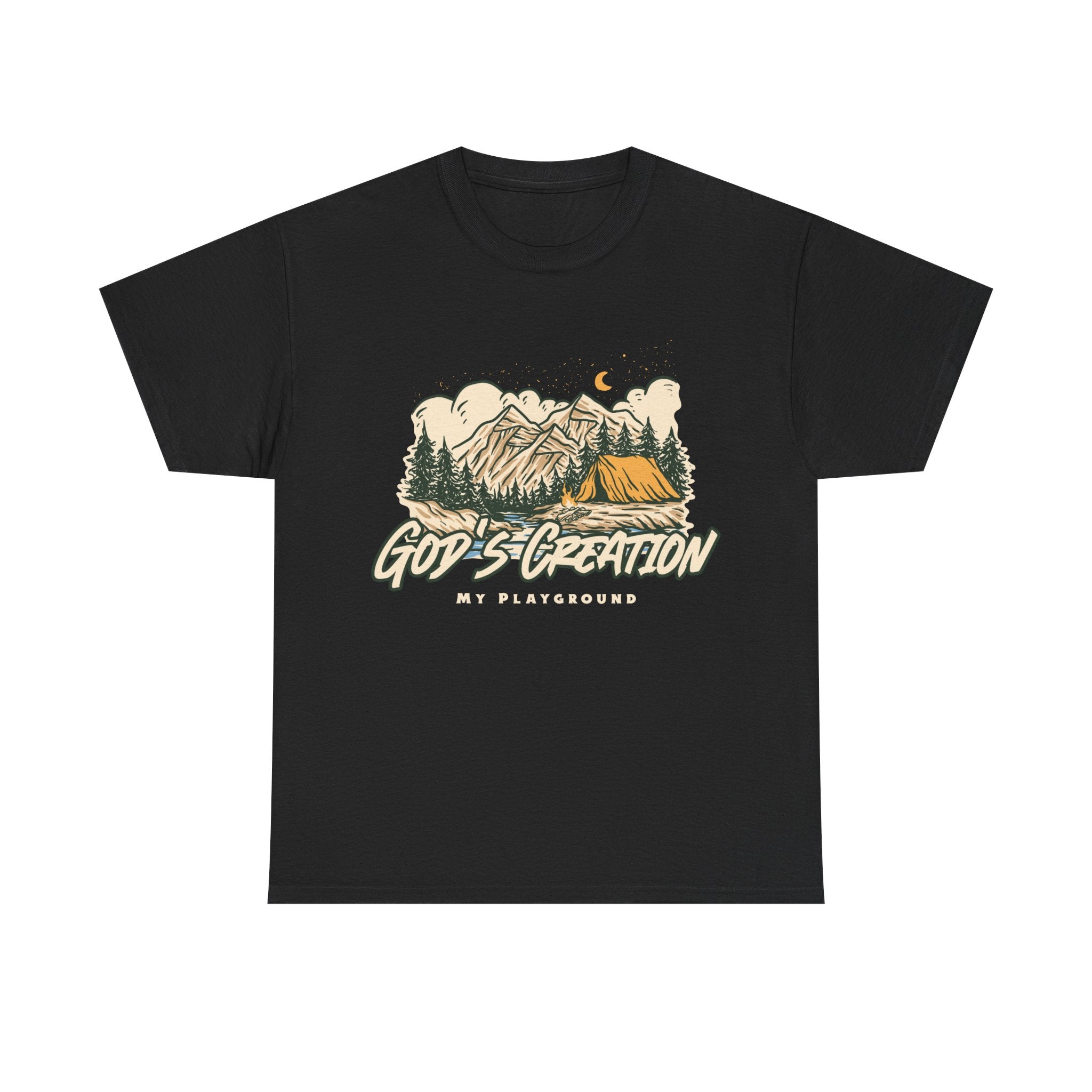 Nature-Inspired Unisex Heavy Cotton Tee, God’s Creation My Playground Shirt, Outdoor Enthusiast Apparel, Gift for Adventurers, Camping [...]