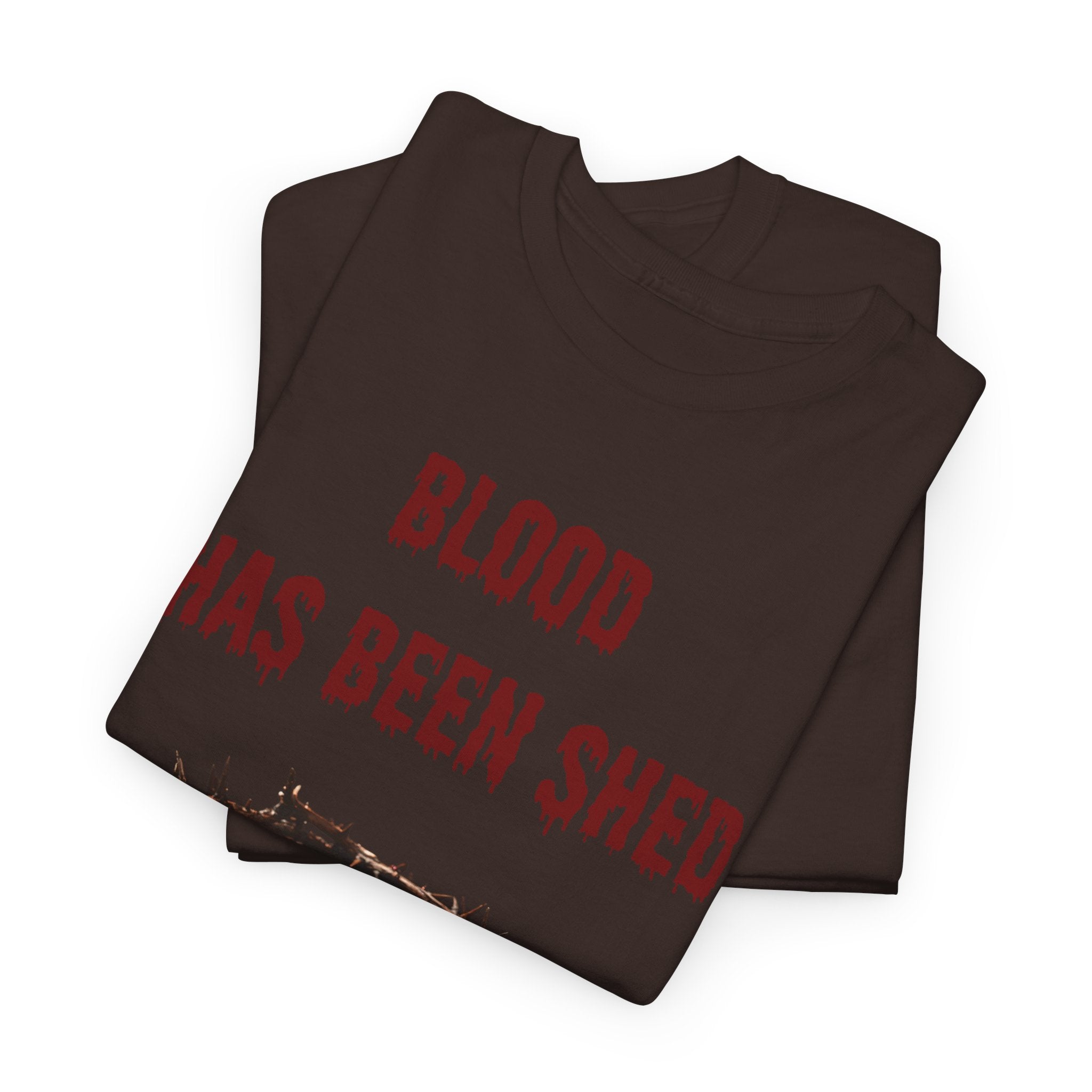 Faith-Inspired Halloween Graphic Tee, Unisex Heavy Cotton T-Shirt, Spiritual Apparel, Religious Gift, Church Event Wear, Unique Faith T-Shirt