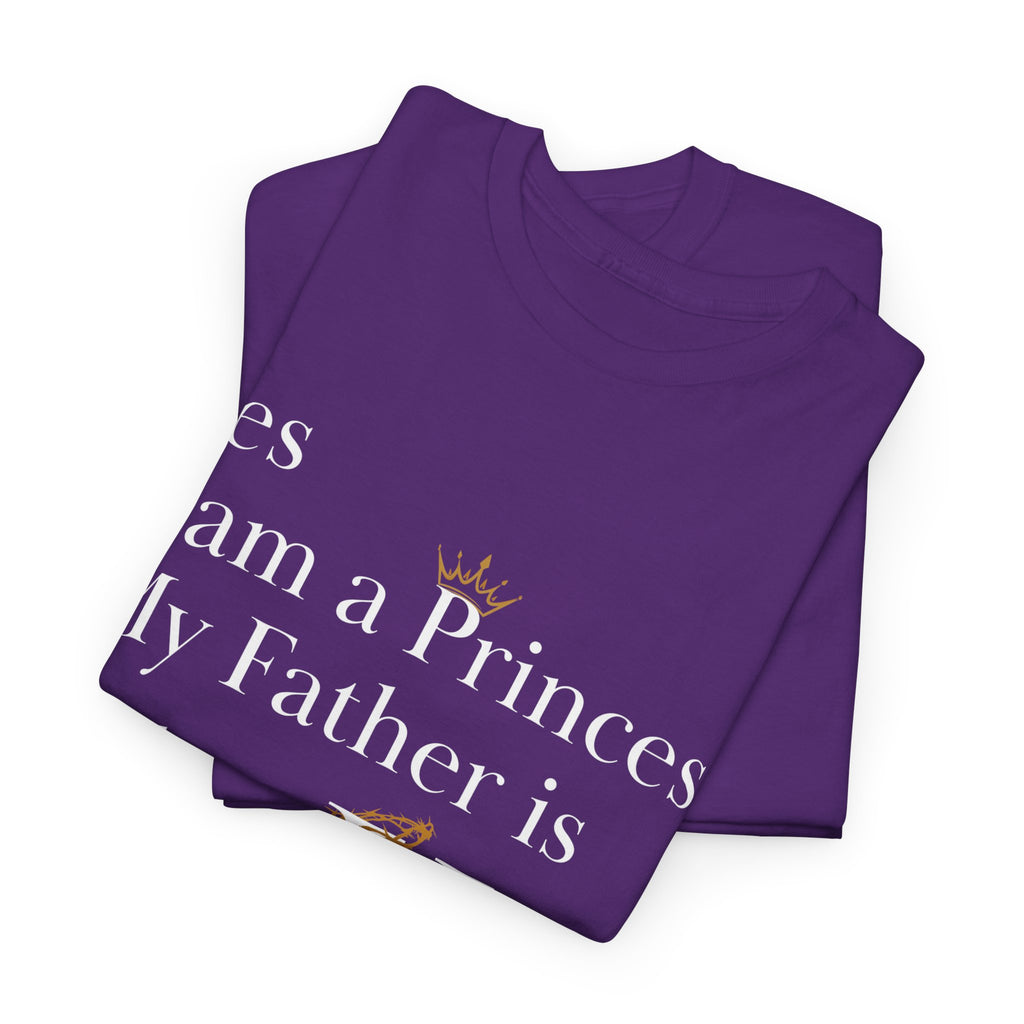 Christian Princess Tee - Inspirational Faith T-Shirt, Gift for Women, Casual Wear, Church Events, Everyday Comfort