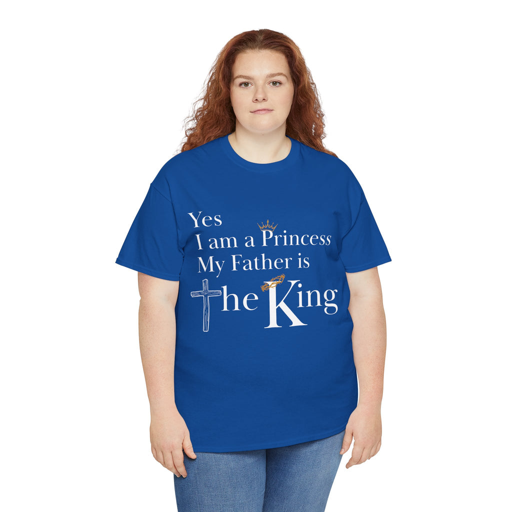 Christian Princess Tee - Inspirational Faith T-Shirt, Gift for Women, Casual Wear, Church Events, Everyday Comfort