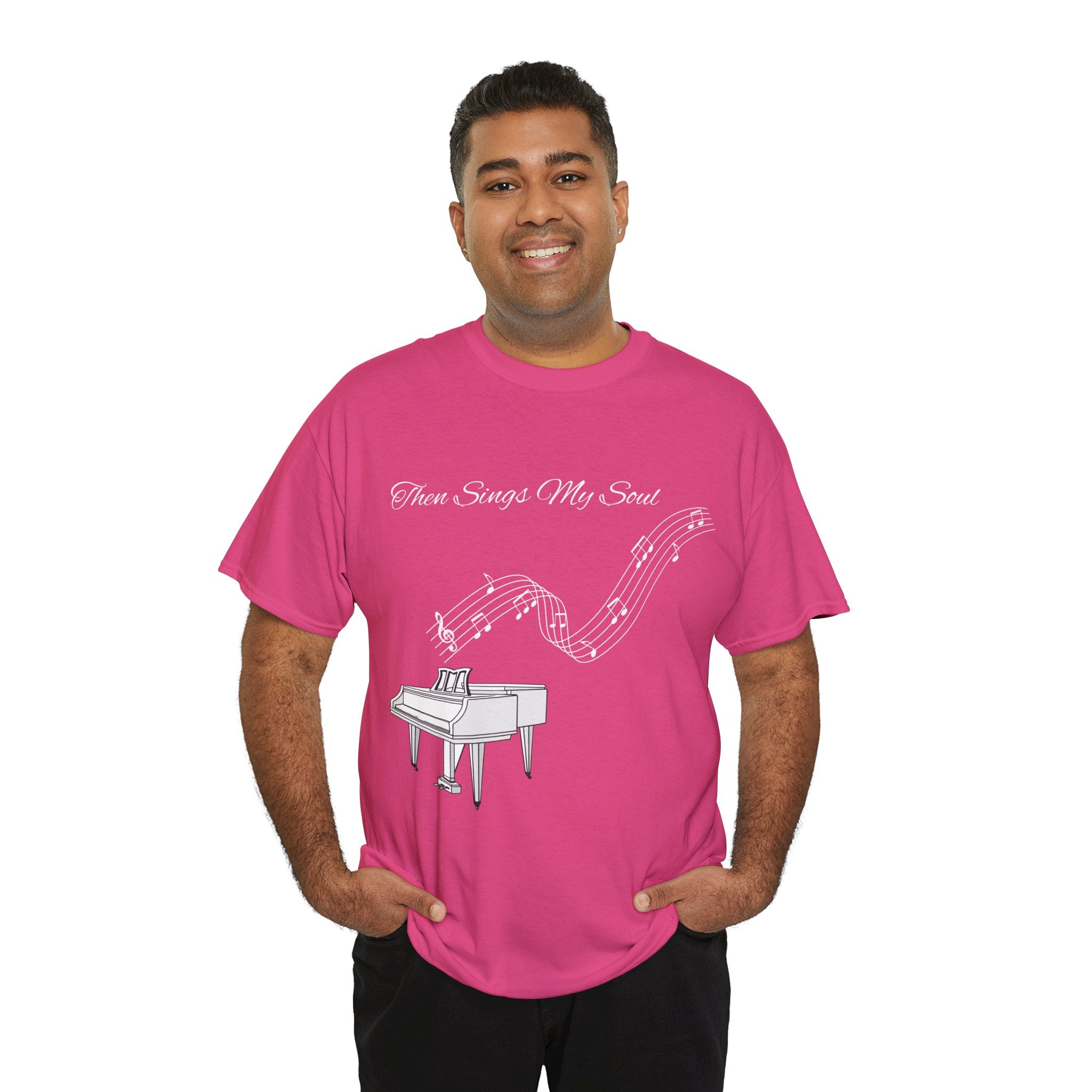 Melodic Soul Unisex Tee | Music Lover's Gift, Creative Expression, Casual Wear, Piano Art, Gift for Musicians