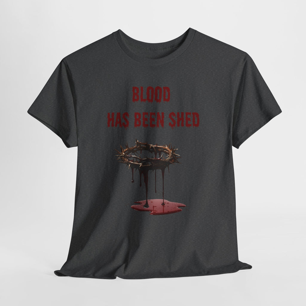 Faith-Inspired Halloween Graphic Tee, Unisex Heavy Cotton T-Shirt, Spiritual Apparel, Religious Gift, Church Event Wear, Unique Faith T-Shirt