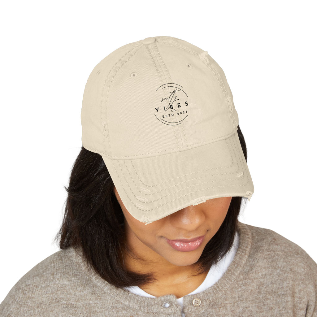 Distressed Dad Hat (Embroidery)