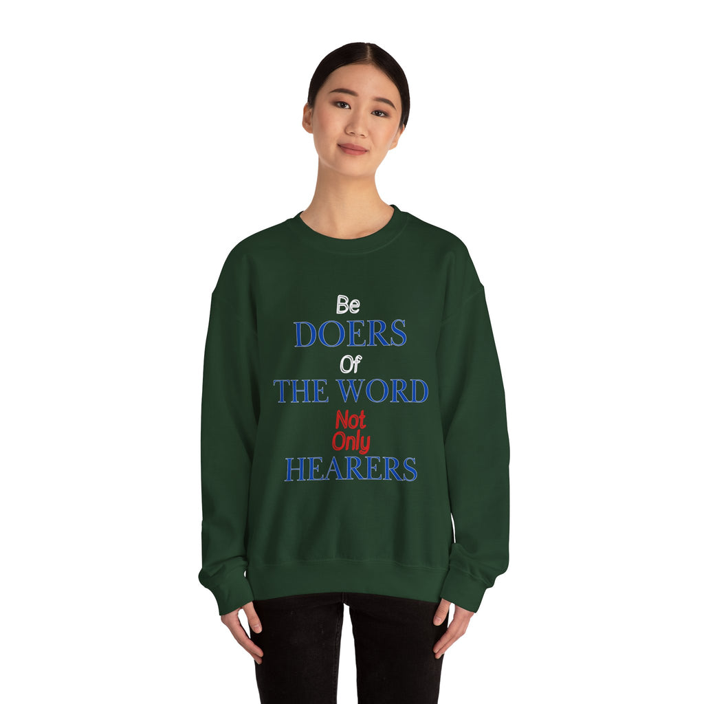 Be Doers Of The Word Crewneck Sweatshirt