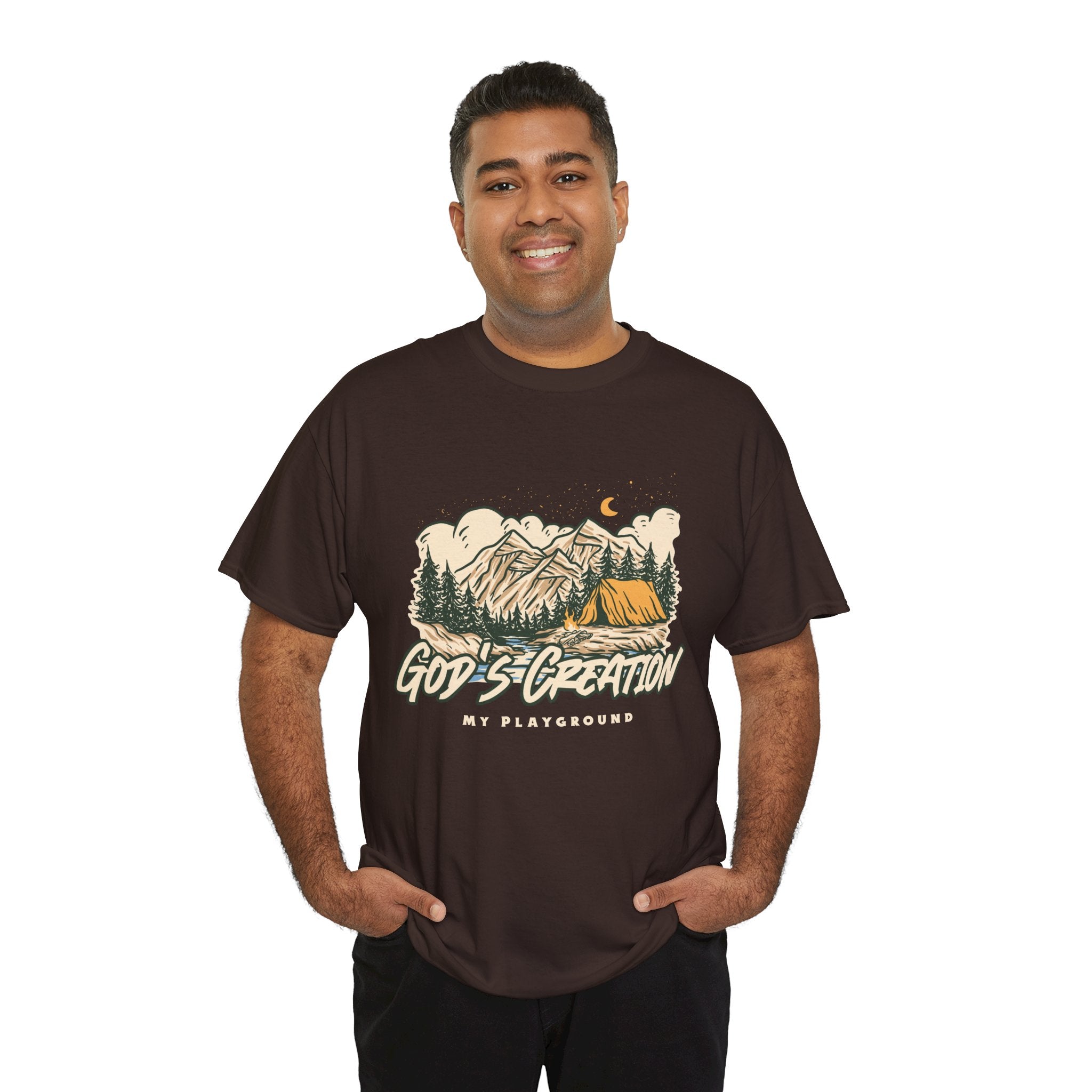 Nature-Inspired Unisex Heavy Cotton Tee, God’s Creation My Playground Shirt, Outdoor Enthusiast Apparel, Gift for Adventurers, Camping [...]
