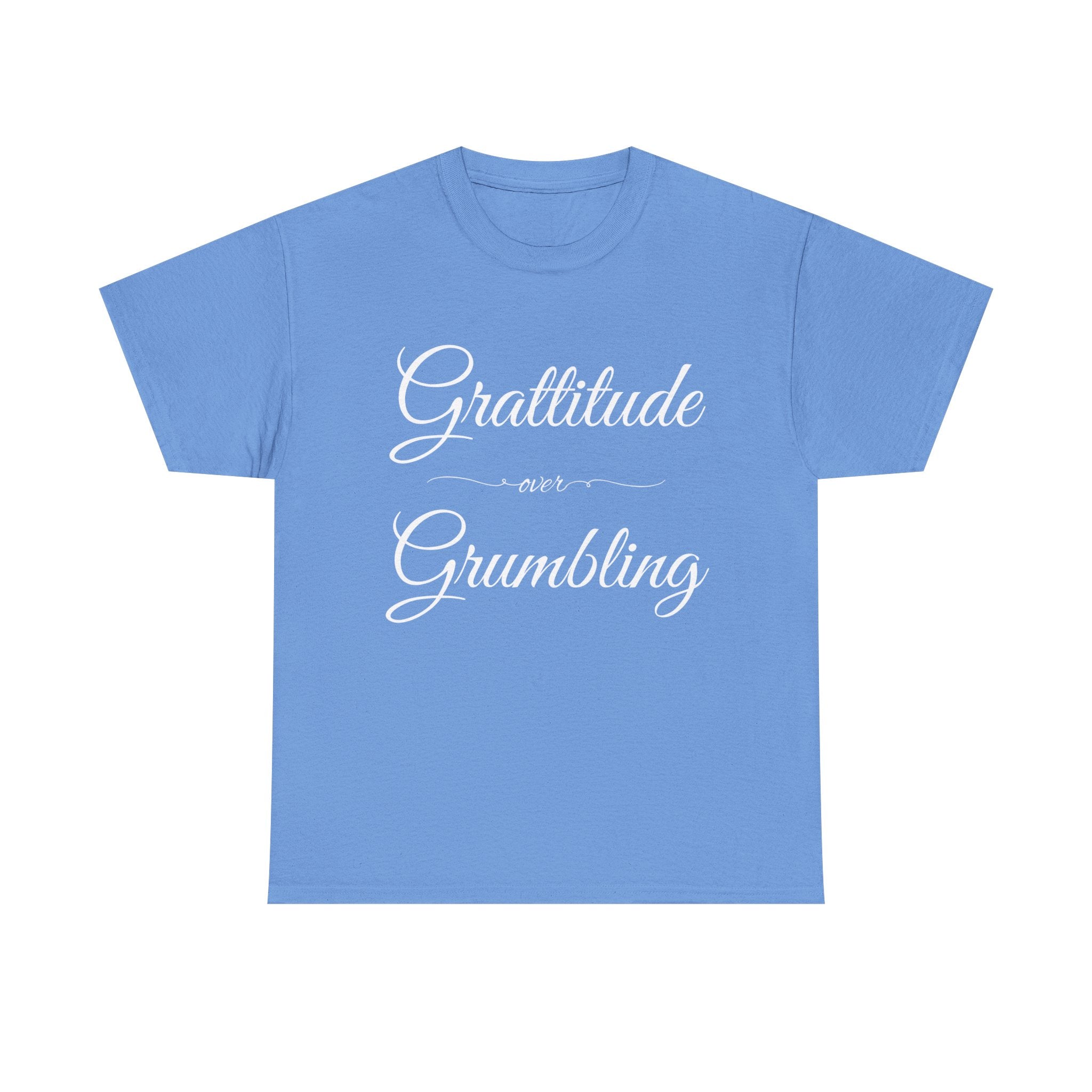 Gratitude Over Grumbling Unisex Heavy Cotton Tee - Positive Vibes T-Shirt, Gift for Friends, Motivational Clothing, Everyday Wear, [...]