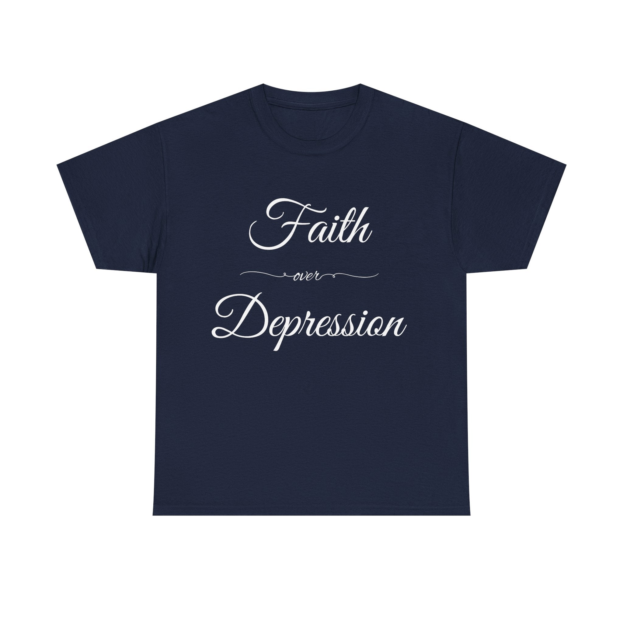 Faith Over Depression Unisex Heavy Cotton Tee | Inspirational Shirt, Mental Health Awareness Gift, Casual T-shirt, Everyday Wear, [...]
