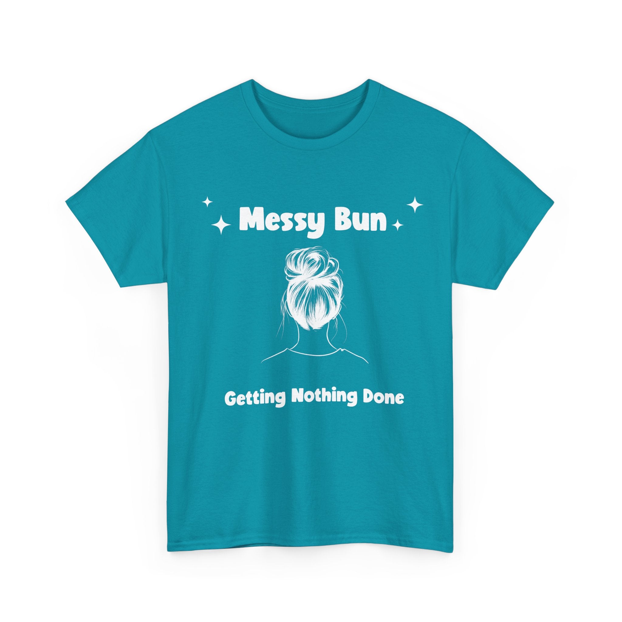 Messy Bun Getting Nothing Done Unisex Heavy Cotton Tee - Casual Everyday Tee for Home, Gift for Friends, Relaxed Fit for Women, Funny Quote Shirt, Ideal [...]