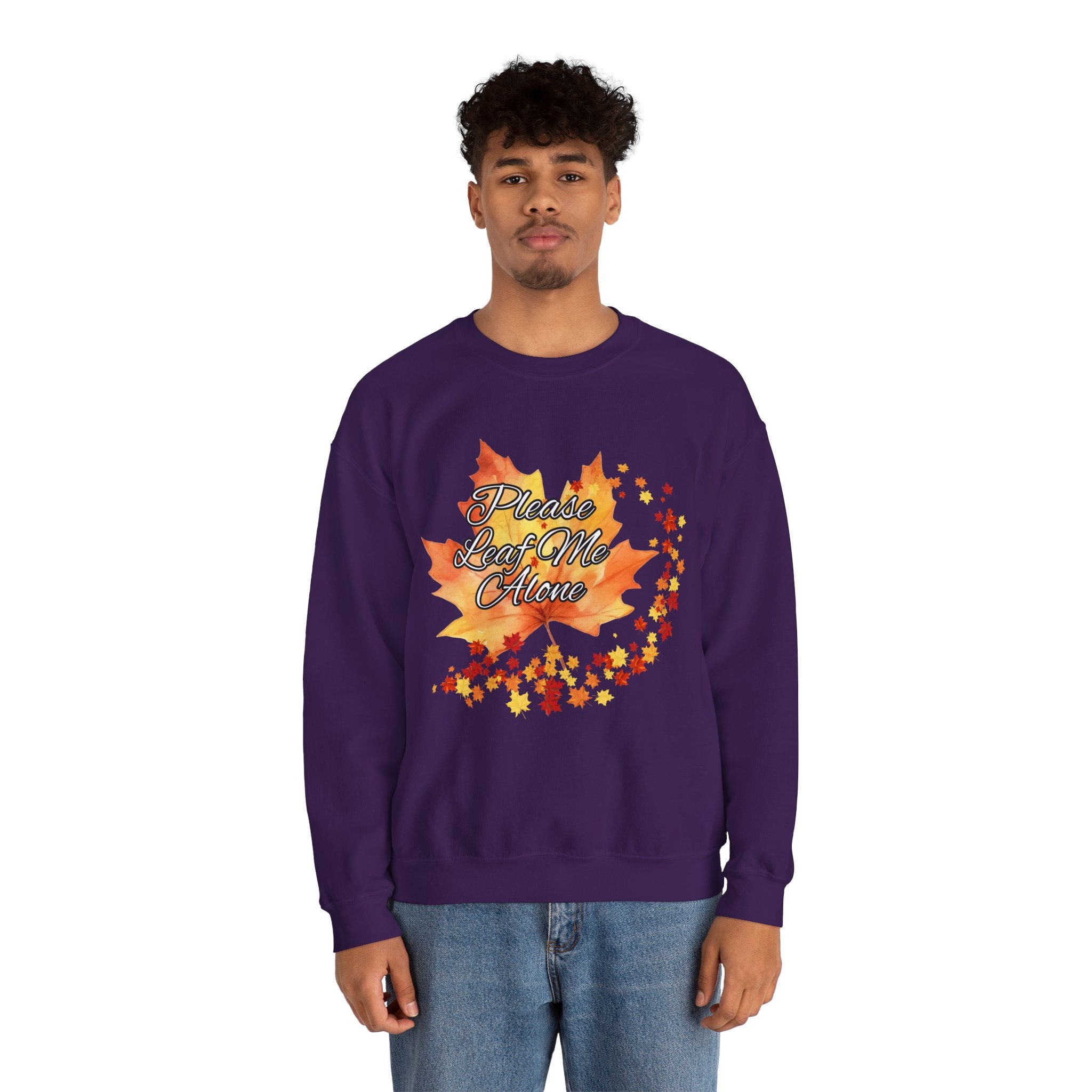 Fall Vibes Sweatshirt, Please Leave Me Alone Crewneck, Autumn Fashion, Cozy Fall Apparel, Gift for Introverts