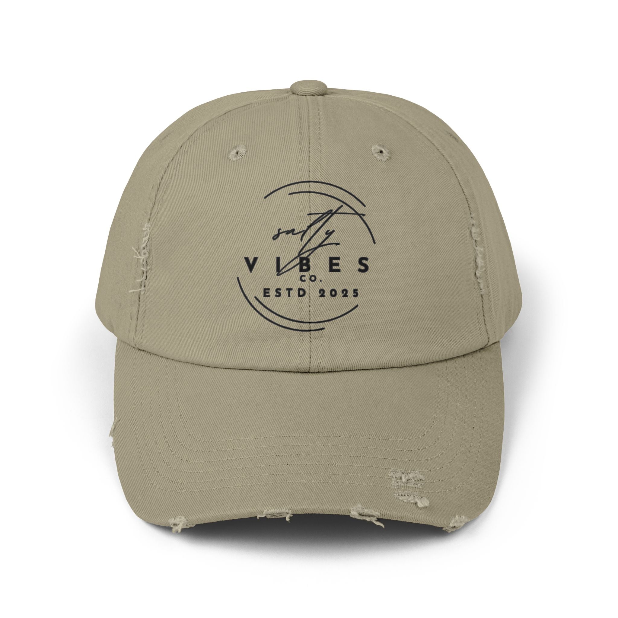 Distressed Salty Vibes Co Cap