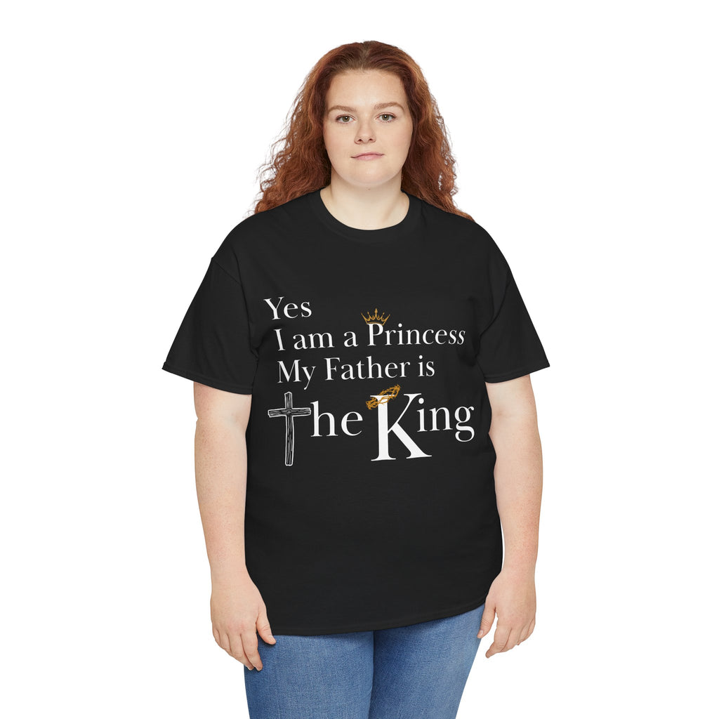 Christian Princess Tee - Inspirational Faith T-Shirt, Gift for Women, Casual Wear, Church Events, Everyday Comfort