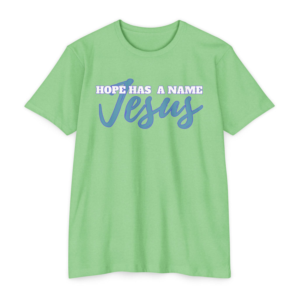 Hope Has a Name Jesus T-Shirt, Faith Apparel, Christian Gift, Inspirational Tee, Religious Top, Hopeful Clothing