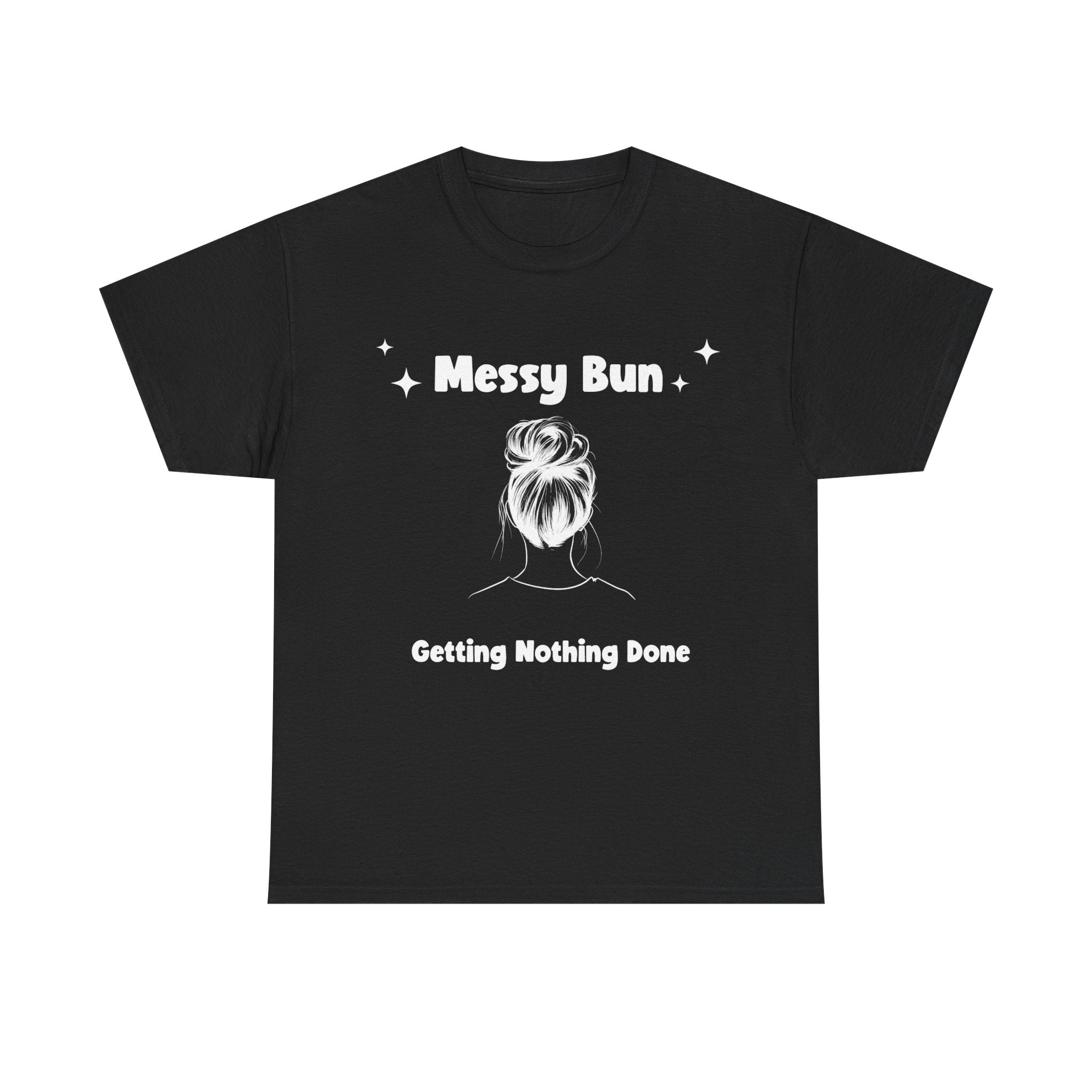 Messy Bun Getting Nothing Done Unisex Heavy Cotton Tee - Casual Everyday Tee for Home, Gift for Friends, Relaxed Fit for Women, Funny Quote Shirt, Ideal [...]
