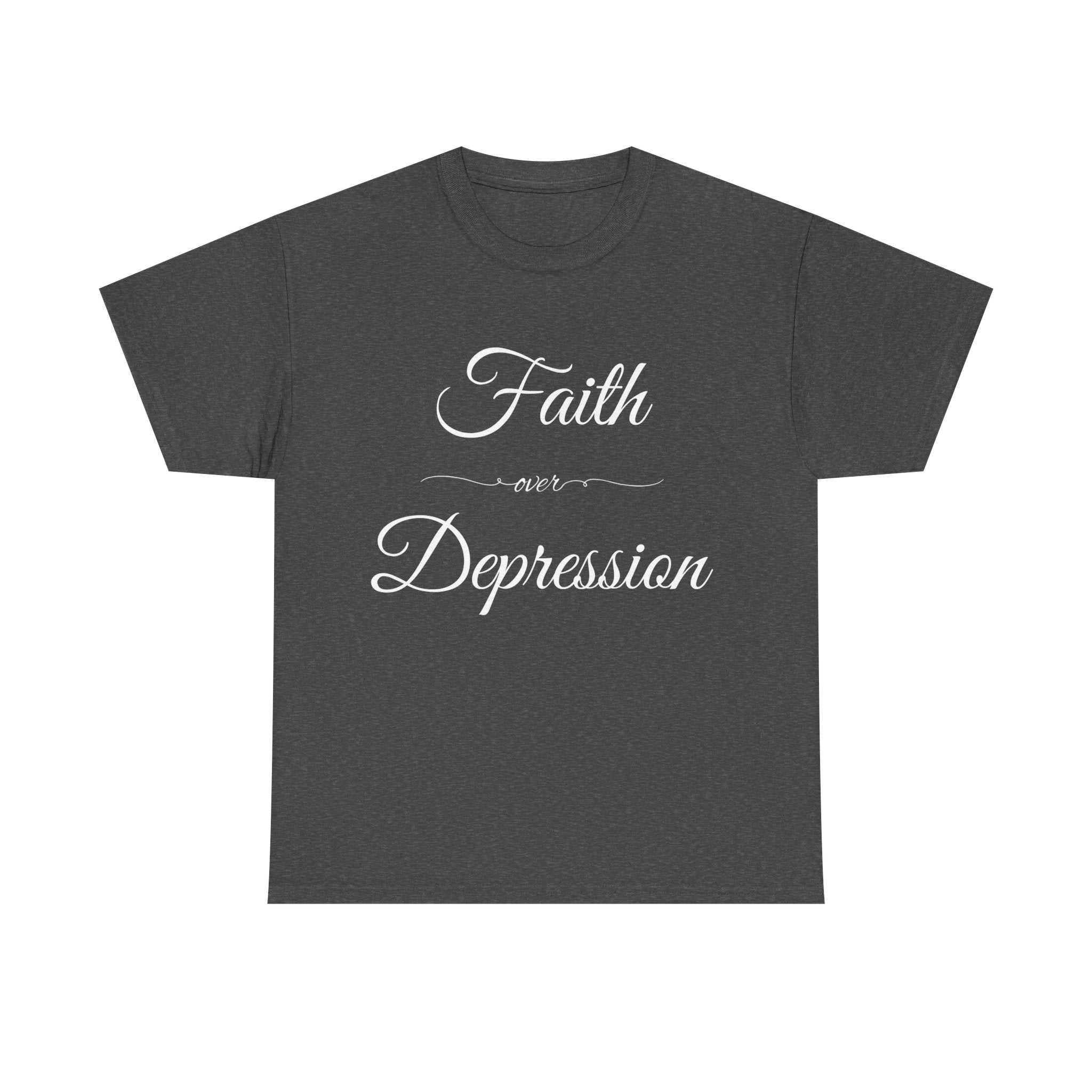 Faith Over Depression Unisex Heavy Cotton Tee | Inspirational Shirt, Mental Health Awareness Gift, Casual T-shirt, Everyday Wear, [...]