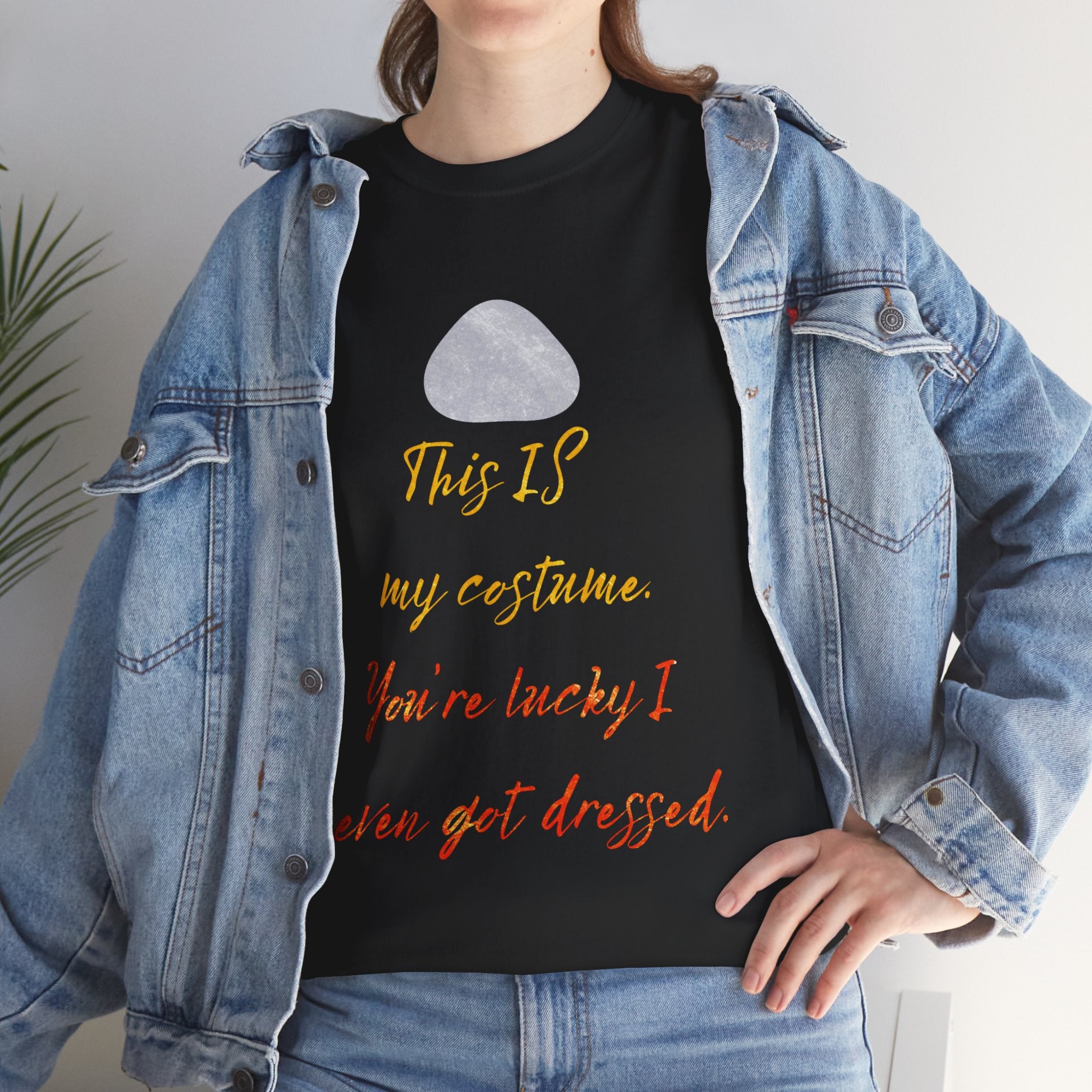 Funny Halloween T-Shirt, Costume Tee, Unisex Heavy Cotton Tee for Parties, Halloween Humor, Themed Events, Casual Wear